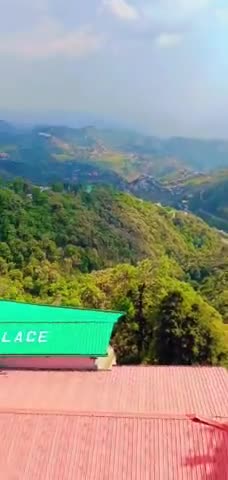 View from the top of Hotel #mussoorie