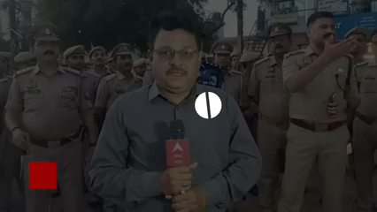 नगर निकाय चुनाव में शांति बनाये रखने के लिए पंडित दीन दयाल उपाध्याय नगर में भ्रमण #election #anirudhasingh