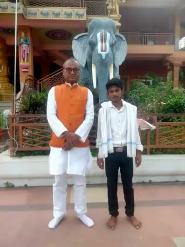 Nepal desh ke shish Mahal Mandir mein national president of rashtriy #Jansambhavna party #उपेंद्र #साहनी#