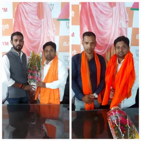 कल भाजपा युवा मोर्चा बिहार प्रदेश अध्यक्ष बड़े भाई श्री Durgesh Singh  जी मुलाकात हुआ #yuvateamabhishek