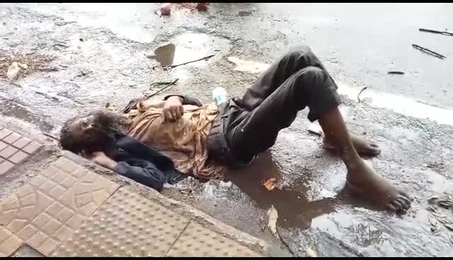 सिरम टोली के पास 3दिन से पड़ा हूवा बुजुर्ग आदमी जिला प्रशासन के तरफ से कोई करवाई नही हुई हैं #बुजुर्ग #बारिश ने पड़ा हुआ