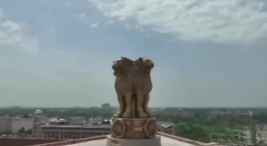 # नए भारत का नया संसद...
    भारतीय लोकतंत्र का 
      भव्य- नव्य मंदिर
#MyParliamentMyPride