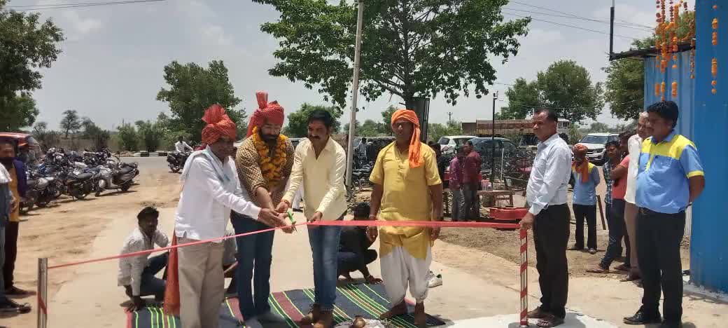 कोटा बारां राष्ट्रीय राजमार्ग पर श्री जी धर्म कांटे का फीता काटकर किया सुभारम्भ #anta#Matrbhuminews#trending