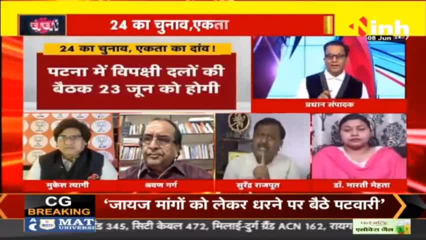 डॉ. हिमांशु द्विवेदी चर्चा | 24 का चुनाव, विपक्षी के पास तैयार दांव #LokSabhaElection2024 #Election2024 #ElectionNews #RahulGandhi #PMModi #BJP #Congress #NitishKumar #DrHimanshuDwivedi