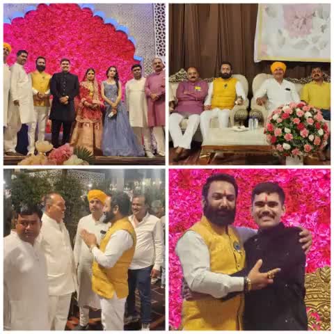 प्रिय अनुज  निशांत ठाकुर को सुखमय वैवाहिक जीवन में प्रवेश हेतु हार्दिक शुभकामनाएँ 🌸💖💐
ईश्वर से आपके मंगलमय दांपत्य जीवन की कामना करता हूँ 🌼
बहुत बधाई 🎉
#शुभ_विवाह #raipur #raipurblog #raipurdiaries