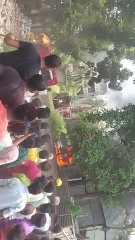सुपौल: Thakur Bari road supaul bahut Tej aag lgi fire bigerd Bala aag pa Akhil kabu pa liy@#a