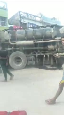 #truck accident #bihariganj #