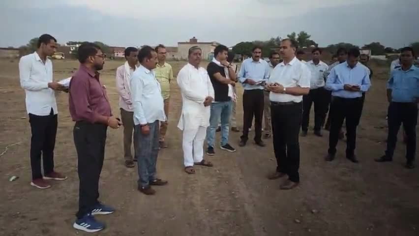 अमानगंज: आगामी 17 जून को होने जा रही मुख्यमंत्री जी की जनसभा की तैयारियों का जायजा लेने पहुचे कलेक्टर साब #dm #virul #breking