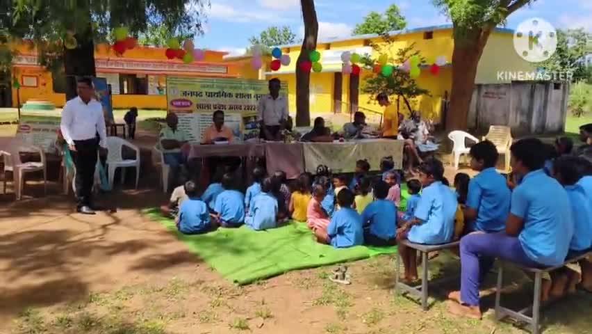 कोंडागांव: #शाला प्रवेशोत्सव#2023-24 जनपद प्राथमिक/उच्च प्राथमिक शाला बुनागाँव