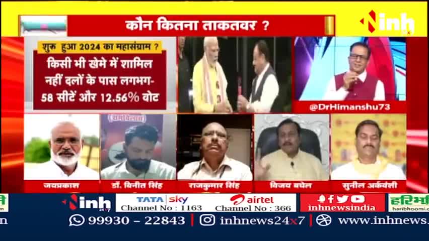 डॉ. हिमांशु द्विवेदी चर्चा | शुरु हुआ 2024 का महासंग्राम ? BJP vs Congress #NDAMeeting #OppositionMeeting