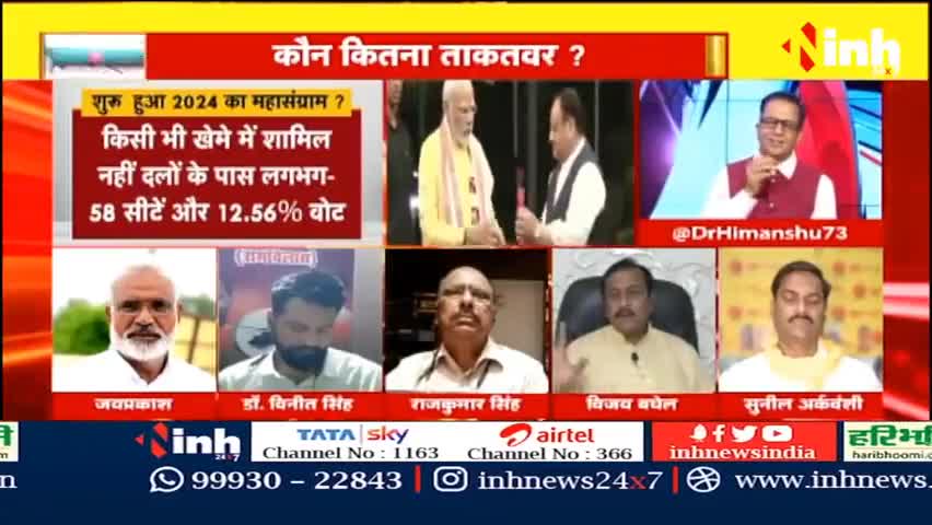 डॉ. हिमांशु द्विवेदी चर्चा | शुरु हुआ 2024 का महासंग्राम ? BJP vs Congress #NDAMeeting #OppositionMeeting #HindiNews