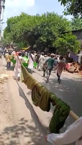 आज मुहर्रम का जुलूस परेड से बकरमंडी तक निकाला गया
#मोहर्रम