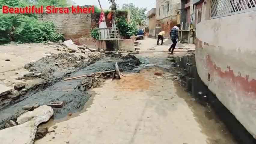 जुलाना खंड के गांव सिरसा खेड़ी की ये पुलिया 4 महीने से टूटी हुई थी जिसका निर्माण आज सुरु हो गया है।#julana_khabar