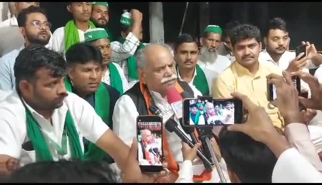 मुरादाबाद जनपद में राष्ट्रीय अध्यक्ष #bku_bhanu  ठाकुर भानु प्रताप सिंह बोले अभी भी #किसान भ्रष्ट राजनेताओं का गुलाम