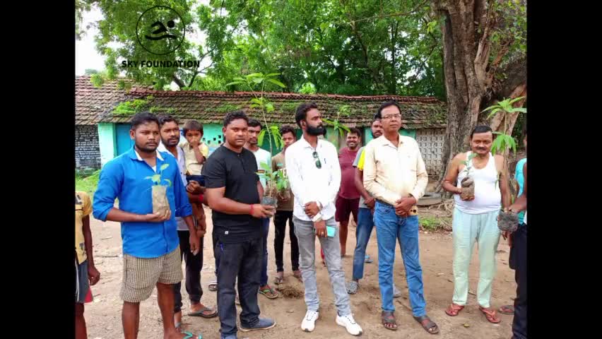 #विश्व_आदिवासी_दिवस के अवसर पर #skyfoundation द्वारा किया गया #वृक्षारोपण