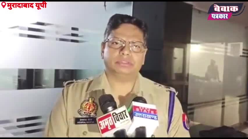 LIVE MURDER : भाजपा नेता के ऊपर ताबड़तोड़ गोलियां बरसी, मौत #muradabad