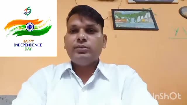 सभी देश वासियों को #धर्मराज हल्दिया जिला उपाध्यक्ष आसपा बिजनौर की ओर से 15 अगस्त स्वंत्रता दिवस की हार्दिक बधाई व शुभकामनाएं  जय हिंद जय भारत