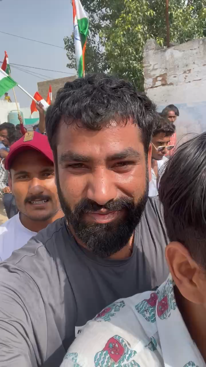 Ganw jasraser Churu se tirnga reli #newslive #news18India 