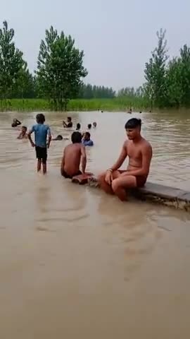 धनौरा: गंगा नदी का जलस्तर बढ़ने से अमरोहा की तहसील मंडी धनोरा के दर्जनों गांव में बाढ़ जैसी स्थिति #बाढ़ #आपदा