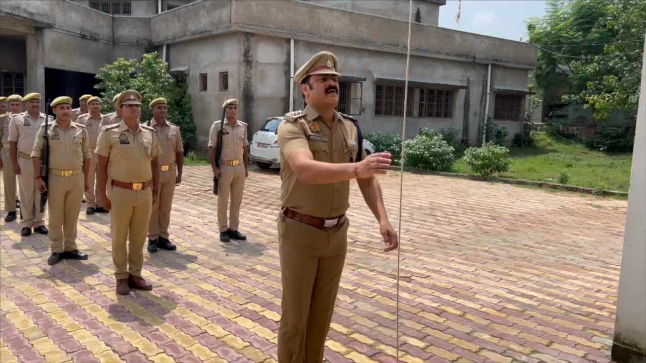 ध्वजा रोहण 🇮🇳और राष्ट्रगान #anirudhasingh