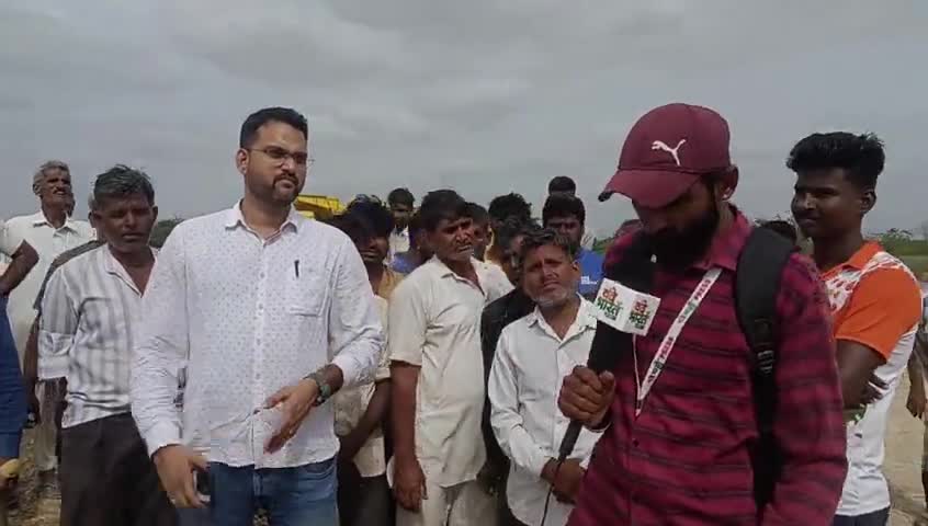 #रोहट: भाकरी वाला ग्राम पंचायत सरहद में सरकारी भूमि पर हो रहा बेधडले से अवैध खनन,, खनिज विभाग पहुंची मौके पर।