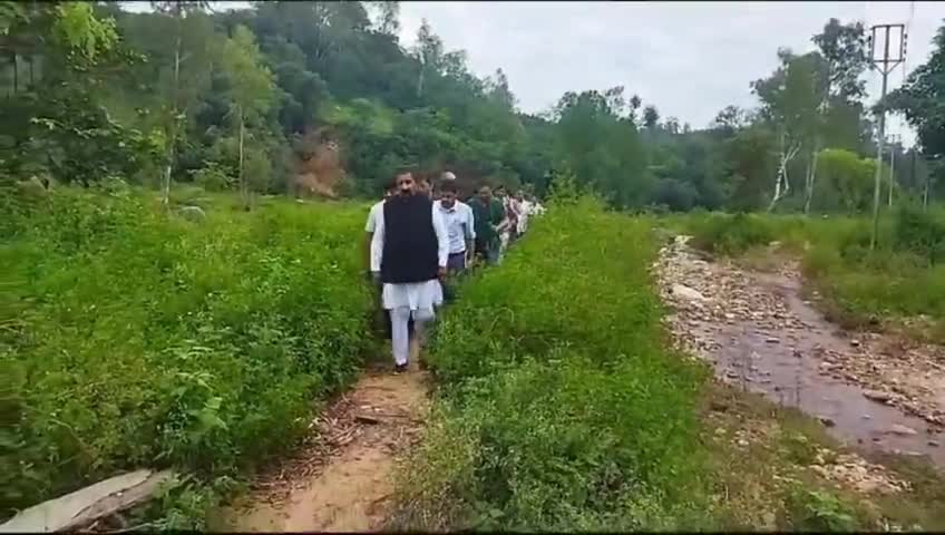 पालमपुर :उप मुख्यमंत्री मुकेश अग्निहोत्री ने पेयजल योजना का किया निरीक्षण