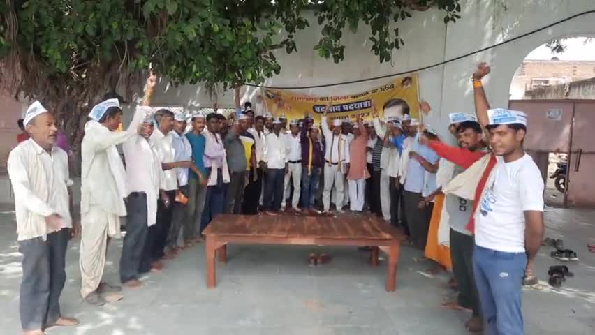 #सबलगढ़ को #जिला बनाने के लिऐ रामपुर के लोगों ने #आम _आदमी_पार्टी को जिताने का लिया निर्णय -#कर्नल_उमेश_वर्मा