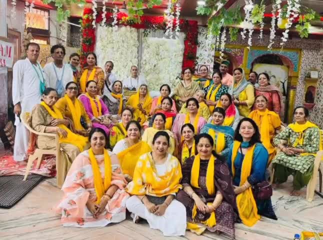 पालमपुर: सत्यम रथ पालमपुर द्वारा आयोजित करवाई गई भागवत कथा