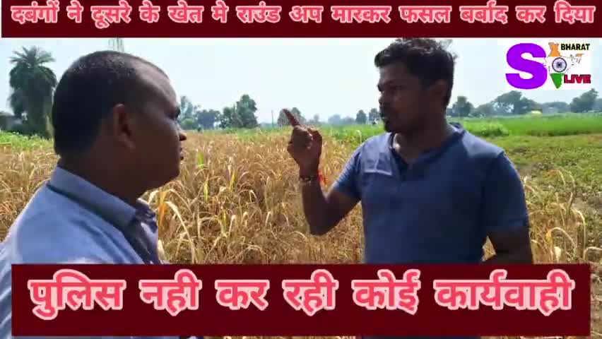#santkabirnagar 

दबंगों ने दूसरे के खेत में राउंड अप मारकर फसल बर्बाद कर दिया

पुलिस नहीं कर रही कोई कार्यवाही