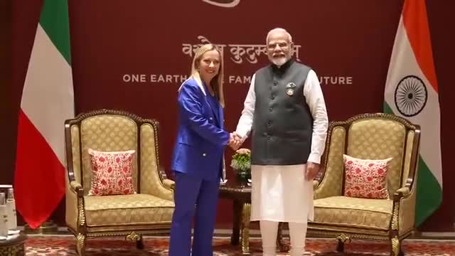 नई दिल्ली

प्रधान मंत्री नरेंद्र मोदी ने नई दिल्ली में #G20Summit के मौके पर इटली के प्रधान मंत्री जियोर्जिया मेलोनी के
