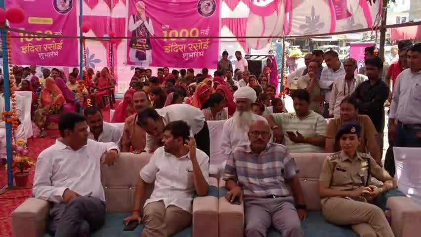 #रोहट: राज्य सरकार द्वारा गरीबों को बडी सौगात गरीबों के लिए इंद्रा रसोई योजना का हुआ आज रोहट में उद्धघाटन