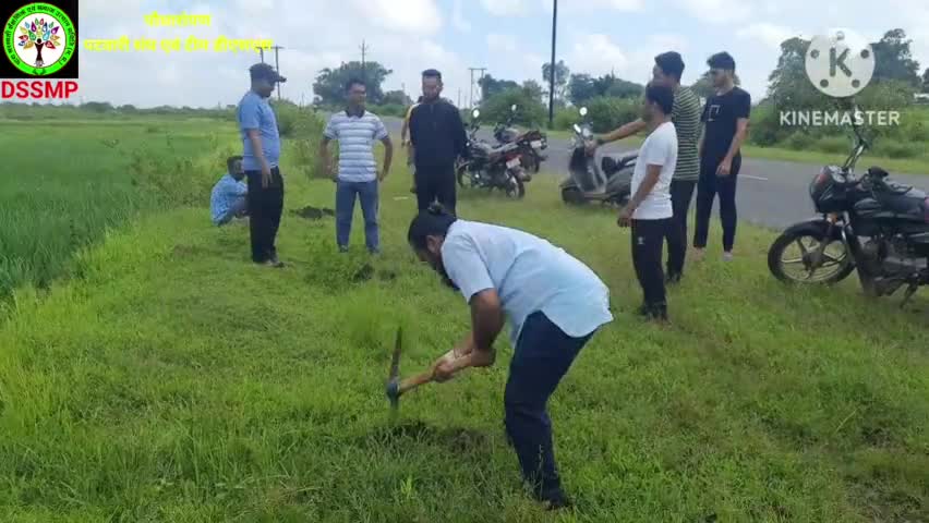पटवारी संघ शहपुरा एवं टीम डीएसएस मध्यप्रदेश के संयुक्त तत्वाधान में पौधारोपण #dss mp