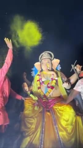 गणपति विर्सजन, फलका 🙏
!!गणपति बप्पा मोरिया!!
