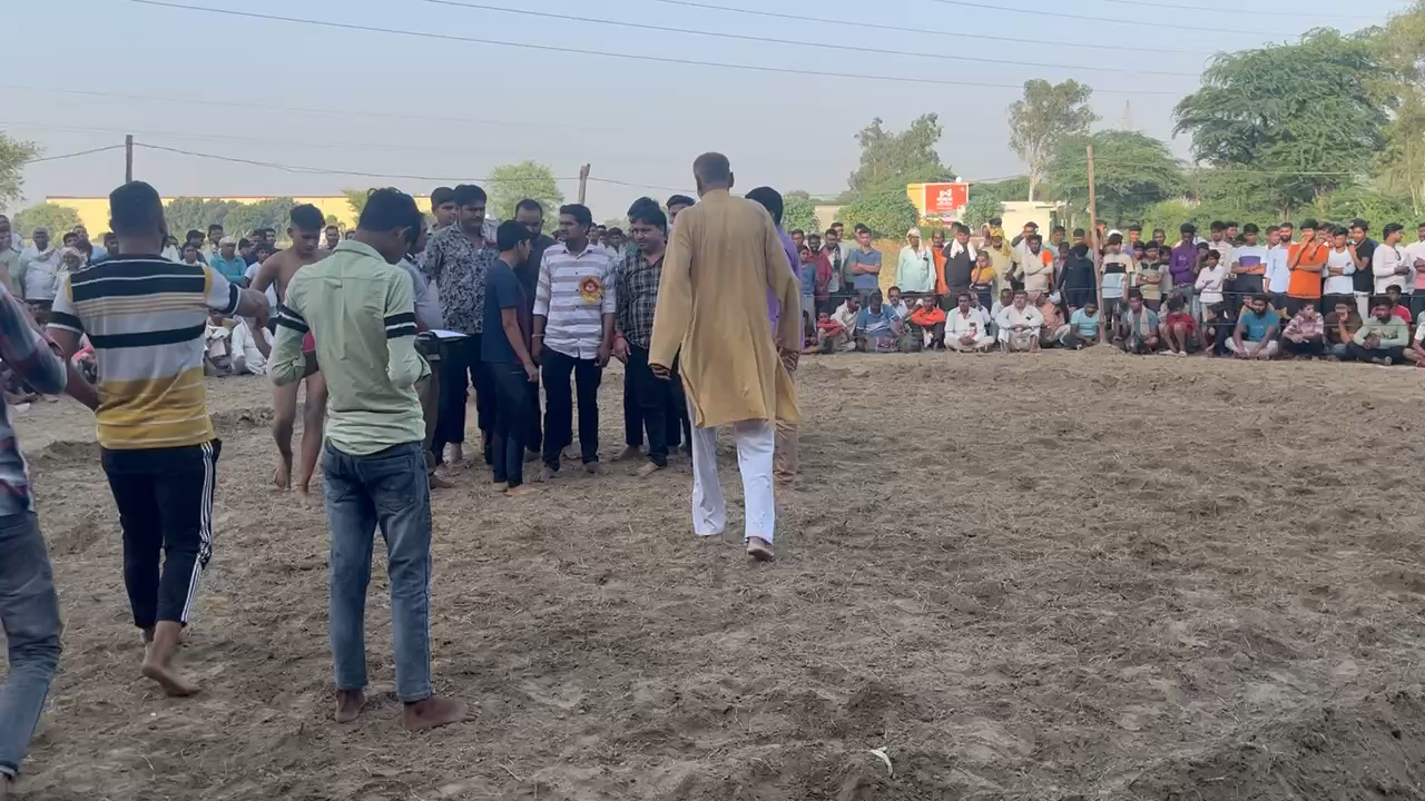 कोल अलीगढ़ खैर में कुश्ती दंगल का हुआ आयोजन #kushti