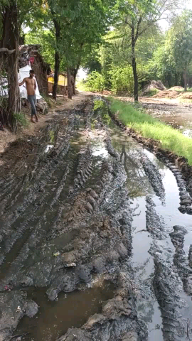 भुसावर: #आम रास्ता हुआ जर्जर जिस से लोगो को हो रही परेशानी