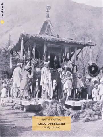 rathyatra of Kullu Dussehra 1910 coming navratra and Dussehra advance welcome 🙏