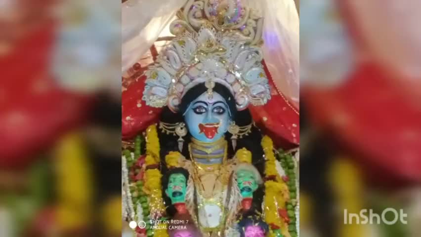 गौरझामर की नगर महामाई मां महाकाली की बड़े हर्षोल्लास और  गाजे बाजे के साथ हुई अगवानी।