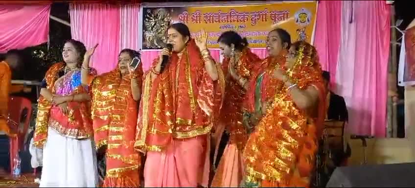 रांगनी सिंह पहुंची घनुवाडीह दुर्गा पूजा समिति #दुर्गापुर द्वारा आयोजित दुर्गा पूजा में #सम्मिलित👇