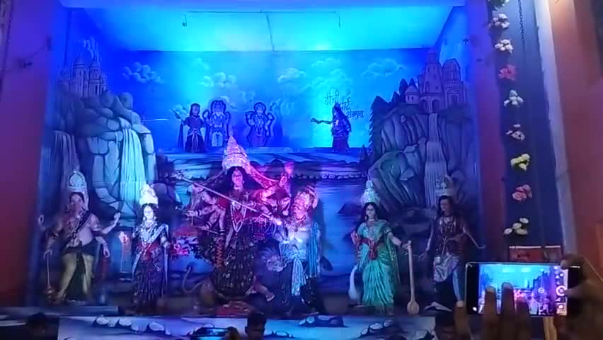 सार्वजनिक दुर्गा पूजा हथियामाँ
#navratri2023 
#trending 🔥🔥