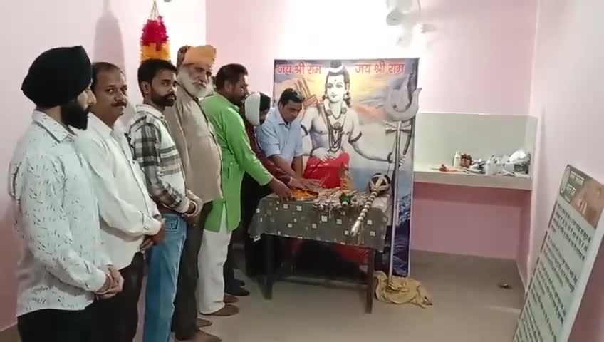 शस्त्र पूजन कार्यक्रम #एकम सनातन भारत दल# द्वारा।।