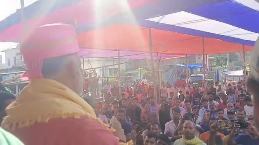 बनमनखी: #abhi abhi pappu yadav sansad ne aaya kali mela udghatan karne
