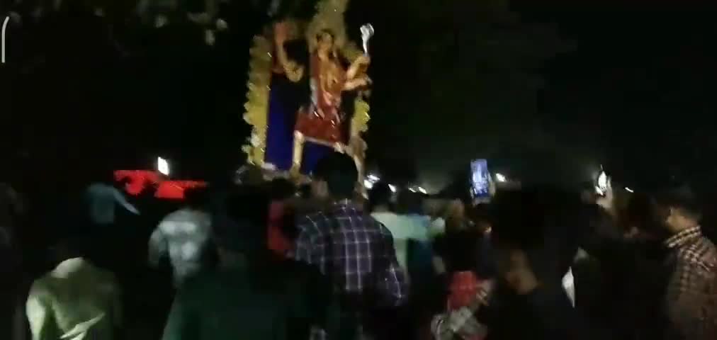 रतनपुर में शांतिपूर्ण माहौल में मां काली प्रतिमा का हुआ विसर्जन, सक्रिय रहे पुलिस। #काली पूजा #आस्था