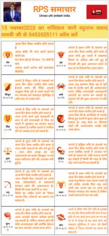 15नवंबर 2023 का #राशिफल व #पंचांग #rashifal