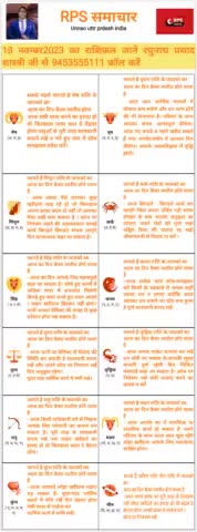 18नवंबर 2023 का #राशिफल व #पंचांग #rashifal