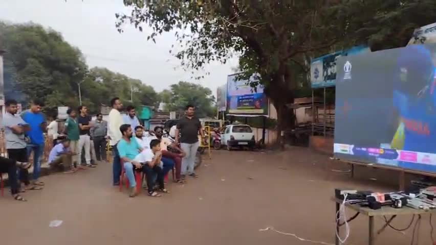 गीदम: क्रिकेट विश्वकप को लेकर किरंदुल में लोग उत्साहित