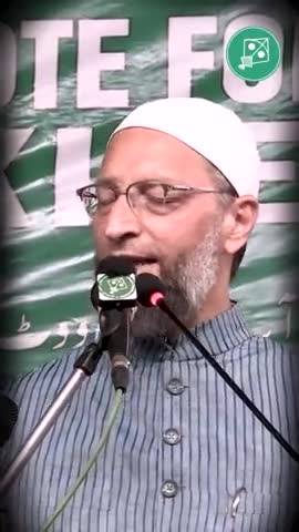 "Are hum to har cheez se muqabla karke dekh liye, aaj bhi karainge."- Barrister #asadowaisi

#VoteForKite