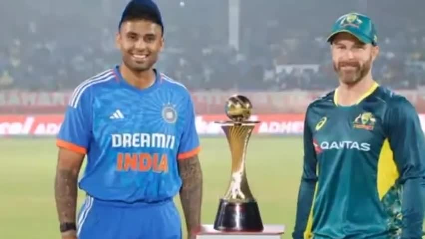 भारत ने ऑस्ट्रेलिया को पहले टी20 में दो विकेट से हराया।#t20 #मैच #भारत
