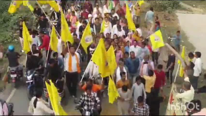 बिस्फी: बिस्फी में जन सुराज के सूत्रधार प्रशांत किशोर ने निकाली पदयात्रा, सैकड़ो समर्थकों के साथ पहुंचे जफरा