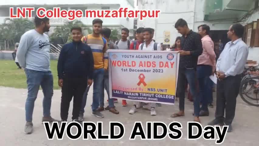 WORLD AIDS Day को लेकर एलएनटी कॉलेज में जागरूकता रैली निकाली गई  NSS के द्वारा 
#सुल्तान_अली