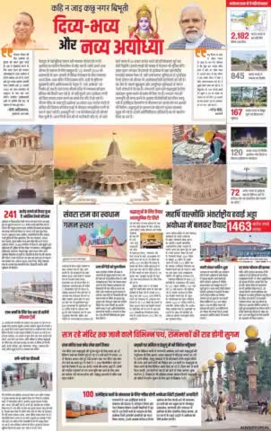 नव्य, भव्य और दिव्य अयोध्या जी 🚩

#RamMandirAyodhya #ayodhya #ayodhyarammandir #ayodhyamandir